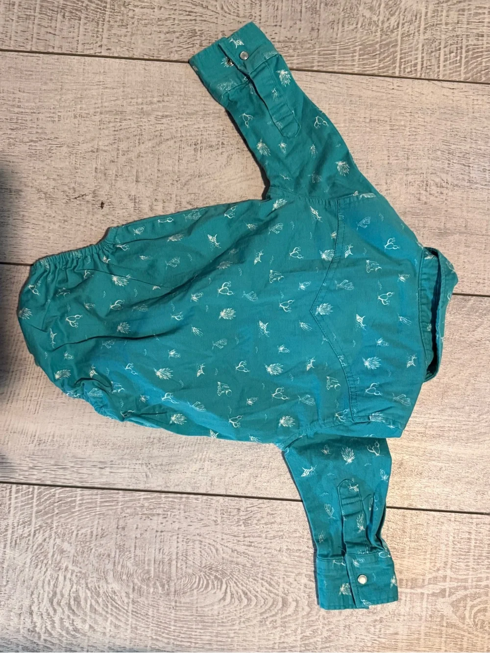 Shyanne Baby Western Snap Romper – 6–9 Months